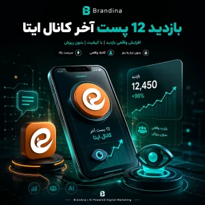 بازدید 12 پست آخر کانال ایتا | قیمت برای ۱۰۰ عدد
