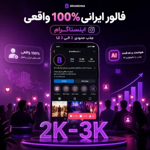 فالور ایرانی 100% واقعی اینستاگرام (جذب حدودی 2 الی 3 کا)