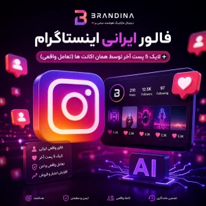 فالور ایرانی اینستاگرام + لایک 5 پست آخر توسط همان اکانت ها (تعامل واقعی)