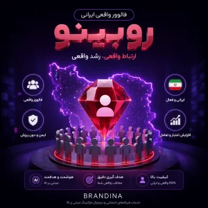 فالوور واقعی ایرانی روبینو | قیمت برای ۵۰ عدد