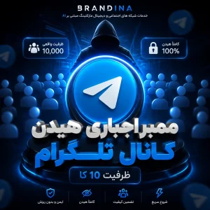 ممبر اجباری هیدن کانال تلگرام (ظرفیت 10 کا)
