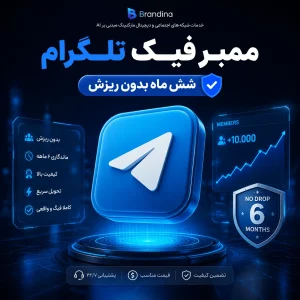 ممبر فیک تلگرام (شش ماه بدون ریزش)