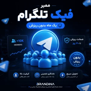ممبر فیک تلگرام (یک ماه بدون ریزش)
