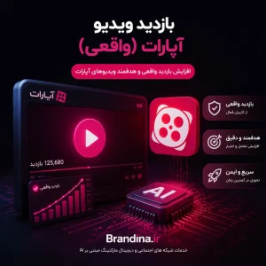 بازدید ویدیو آپارات (واقعی) | قیمت برای ۱۰۰۰ عدد